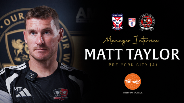 Matt Taylor pre York away