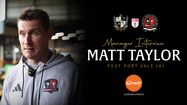 Matt Taylor post Port Vale
