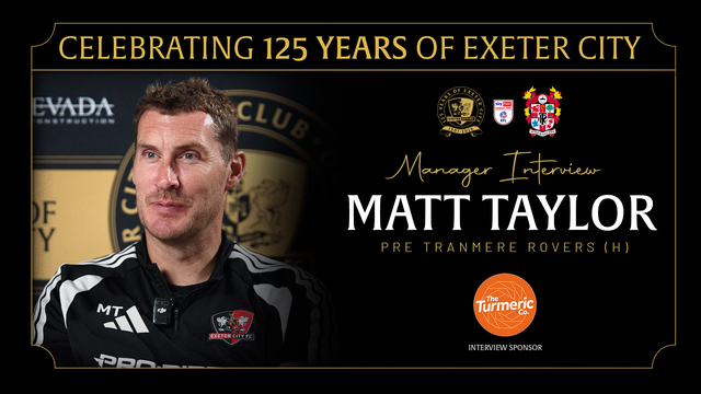 Matt Taylor pre Tranmere