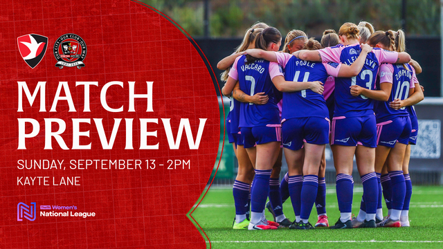 Match Preview graphic for City Women vs Cheltenham Town