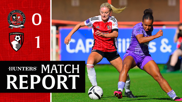 Match report for City Women 0 AFC Bournemouth 1