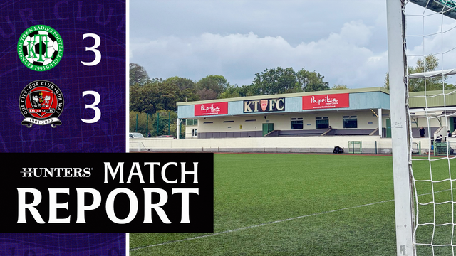 Match report graphic for Keynsham Town 3 Exeter City Women 3