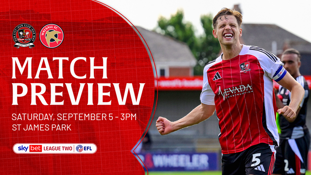 Preview for Exeter City vs Walsall
