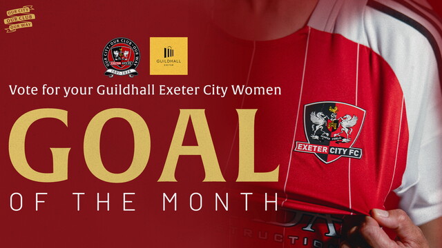 Women's team goal of the month header