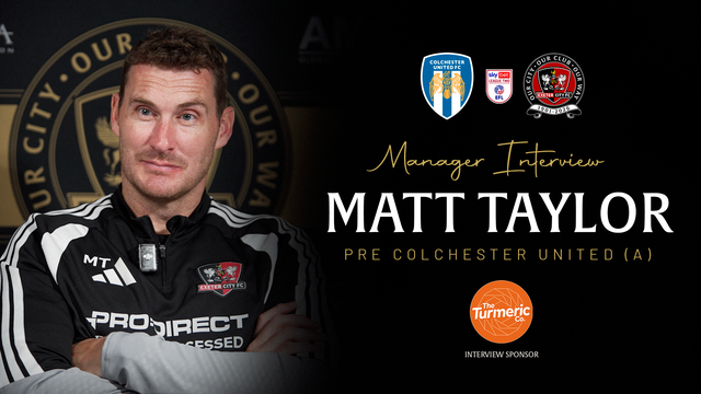 Matt Taylor pre Colchester United