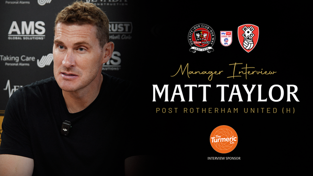 Matt Taylor post Rotherham United