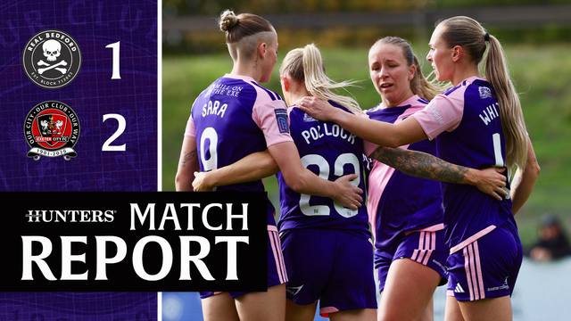 Match report graphic for Real Bedford 1 City 2