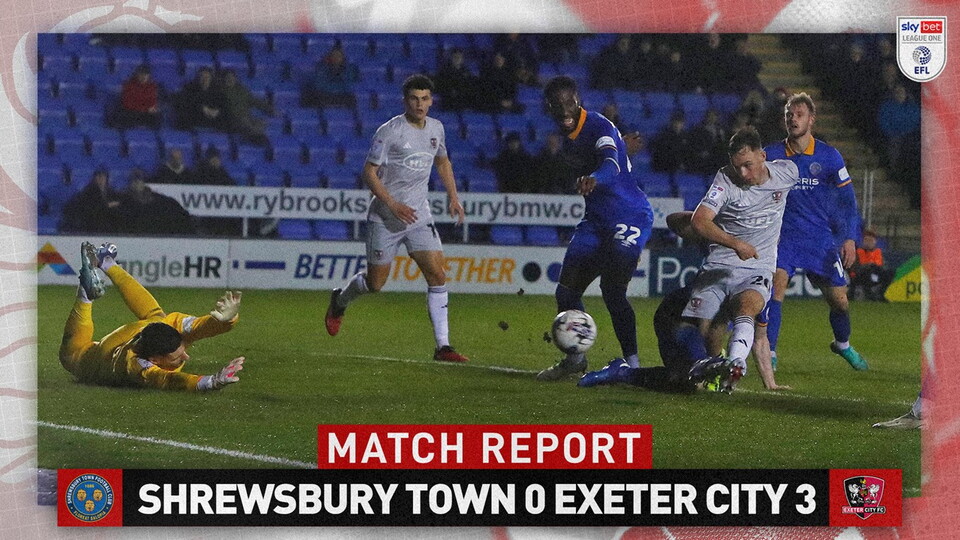 Shrewsbury 0-3 Exeter City