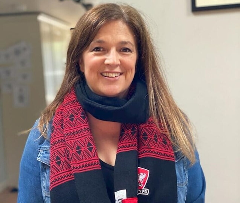 An image of director Sue McQueenie