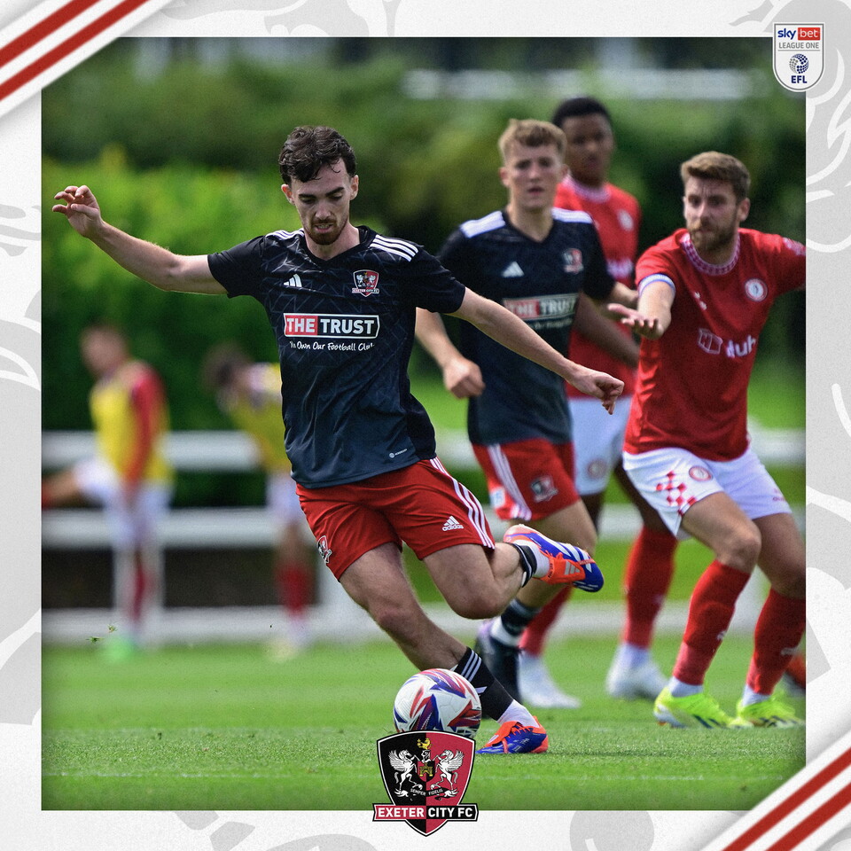 Ed Francis in action against Bristol City