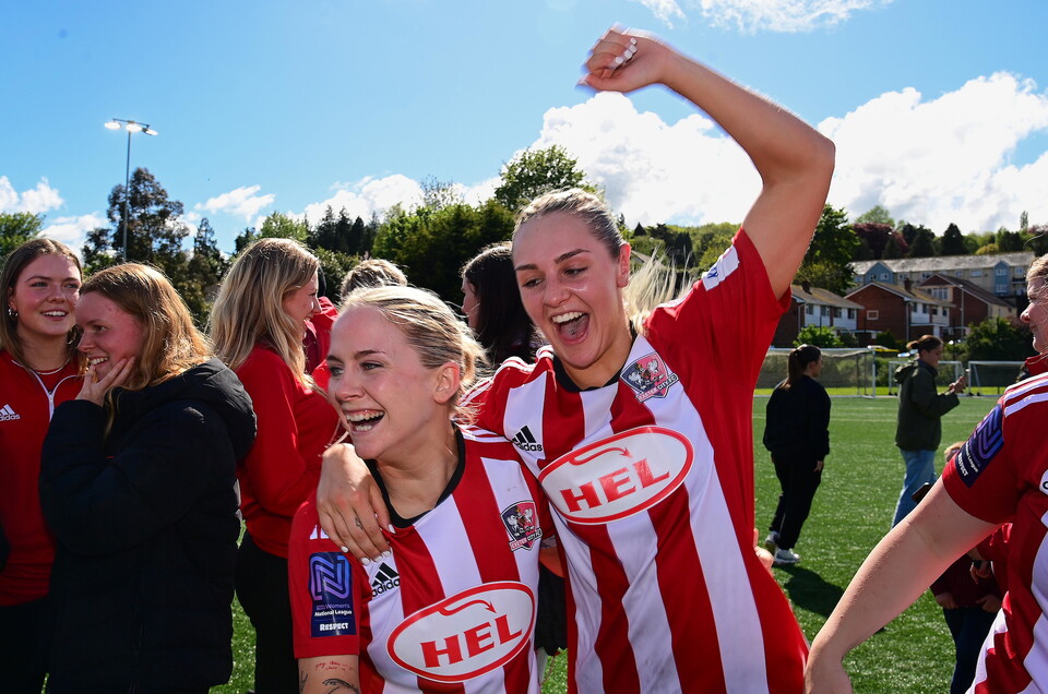 Jenna and Manfy celebrate promotion