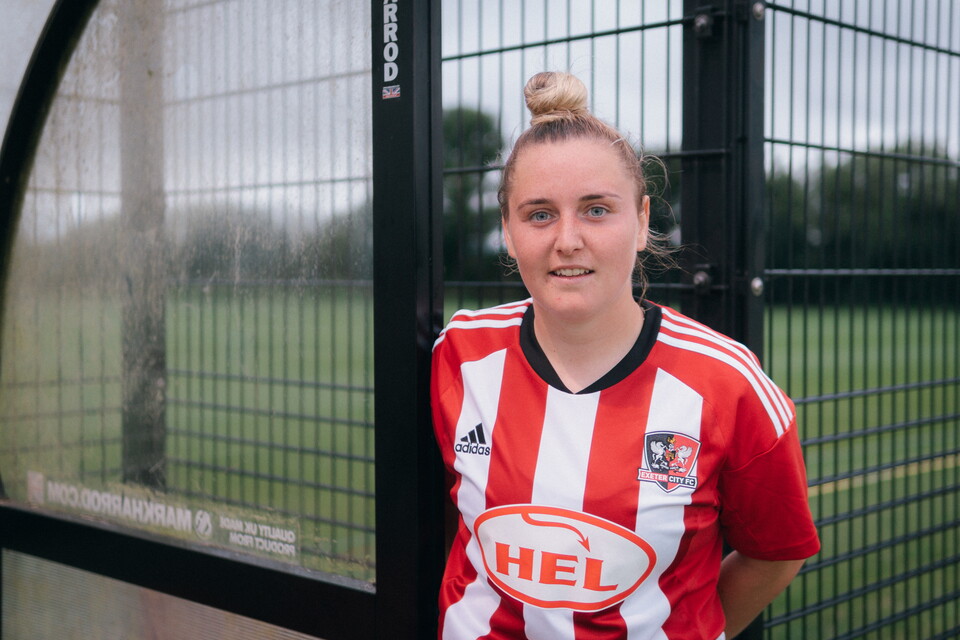 Image of Courtney Jones in an ECFC shirt