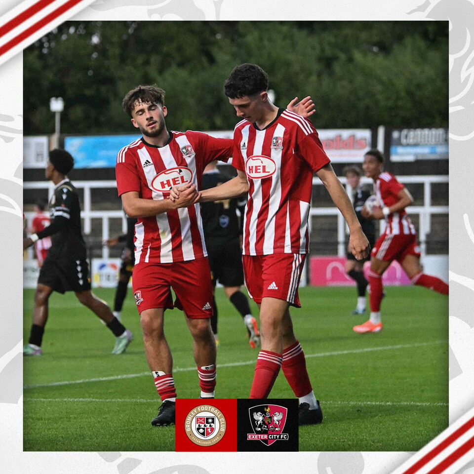 Charlie Cummins being congratulated after City's opener