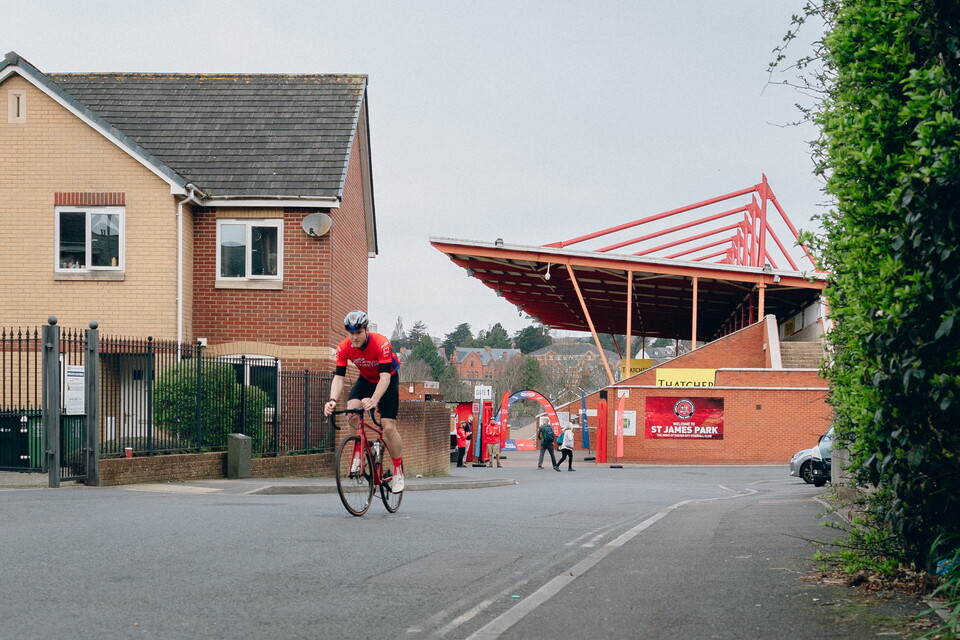 Travis Bramley cycling