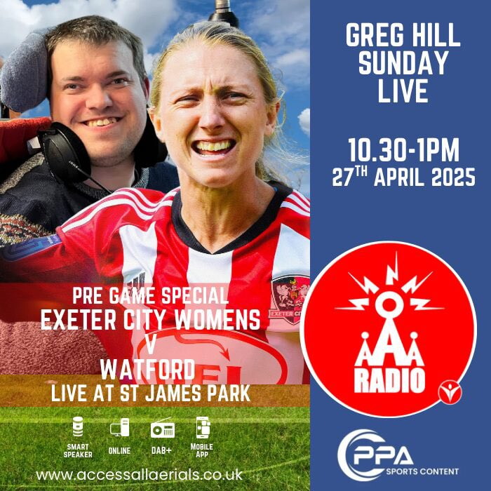 Greg Hill Sunday Live from 10.30am-1pm on 27th April 2025