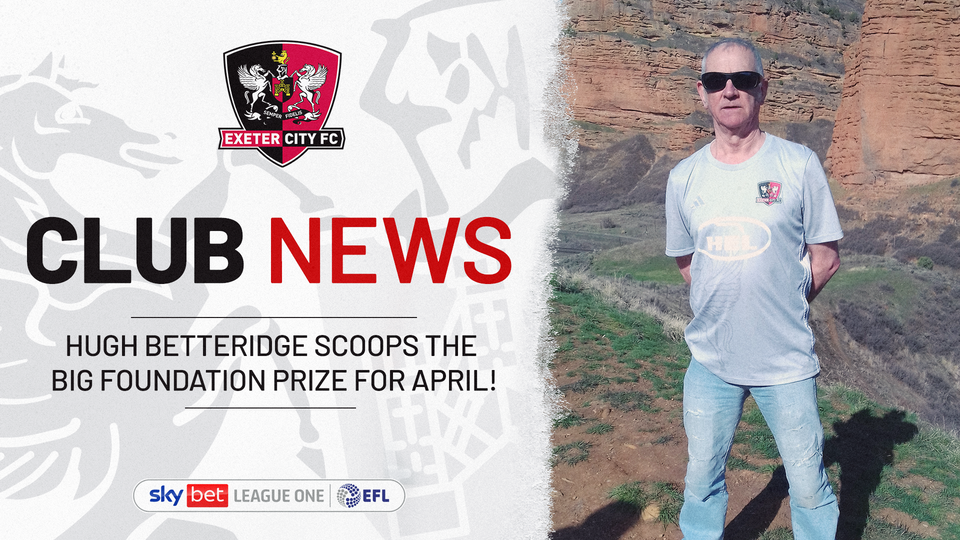 Hugh scoops the foundation's big £1000 prize!