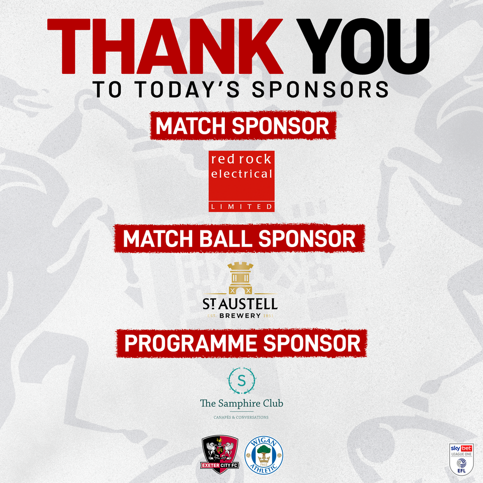 Wigan match sponsors