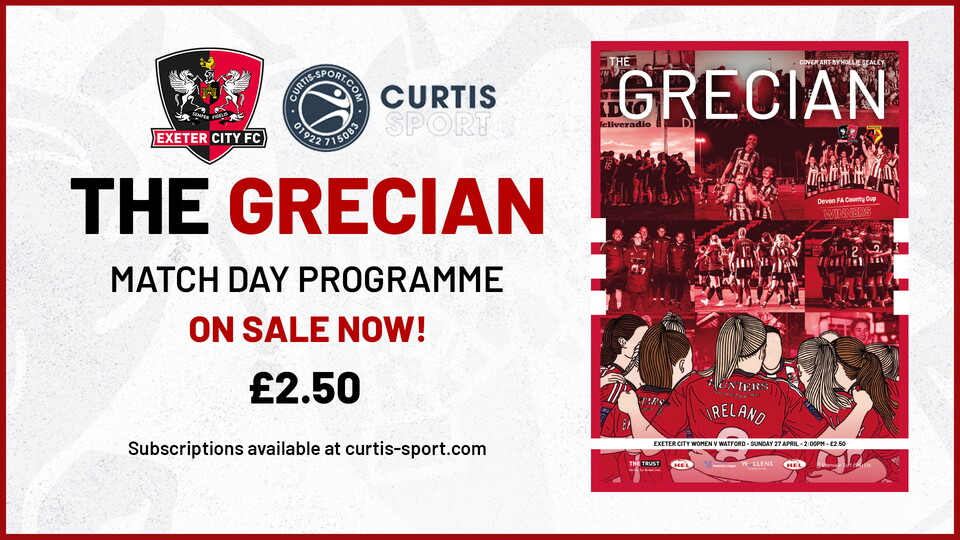 Matchday programme promo for the final women's one of the season