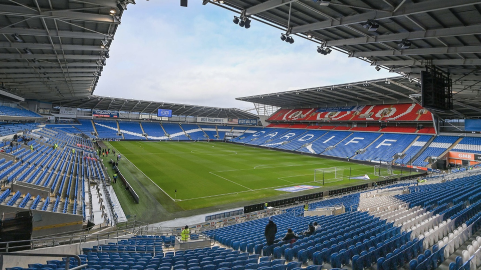 Cardiff city stadium panorama