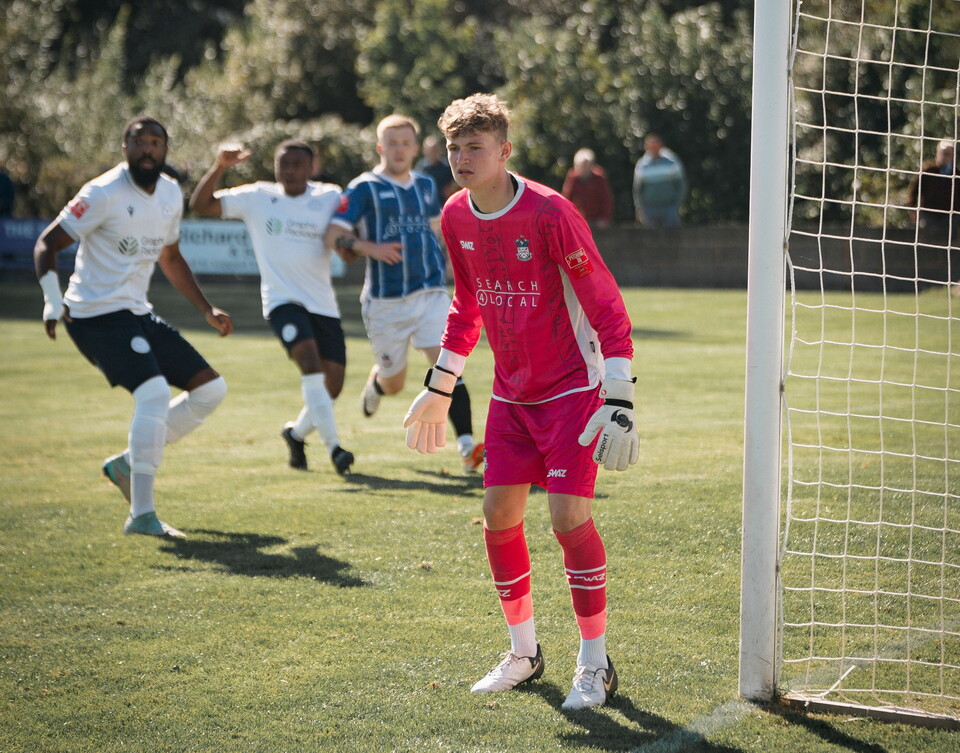 Frankie Phillips playing for Exmouth Town