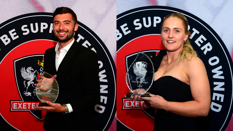 Goals of the season for Reece Cole and Mollie Taylor