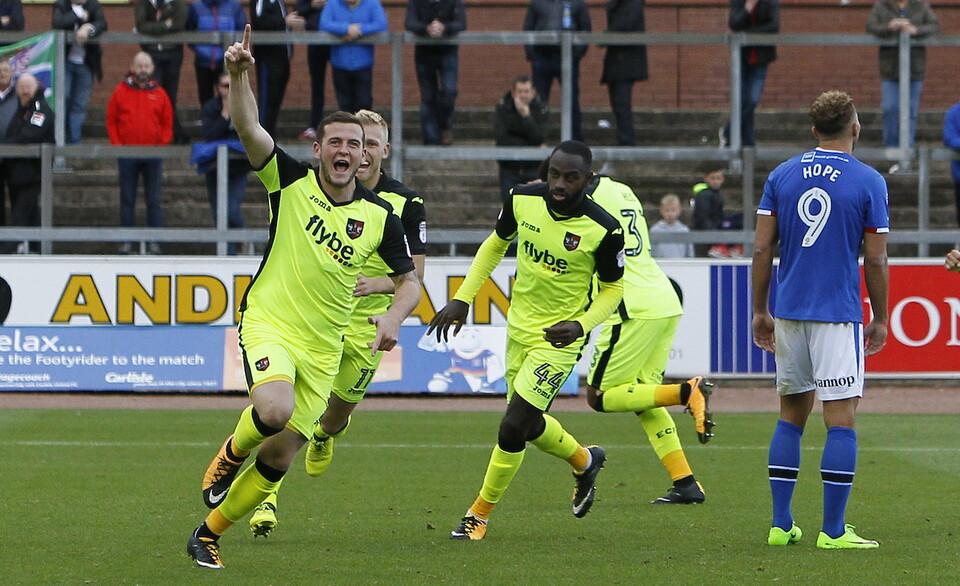 Pierce Sweeney celebrating