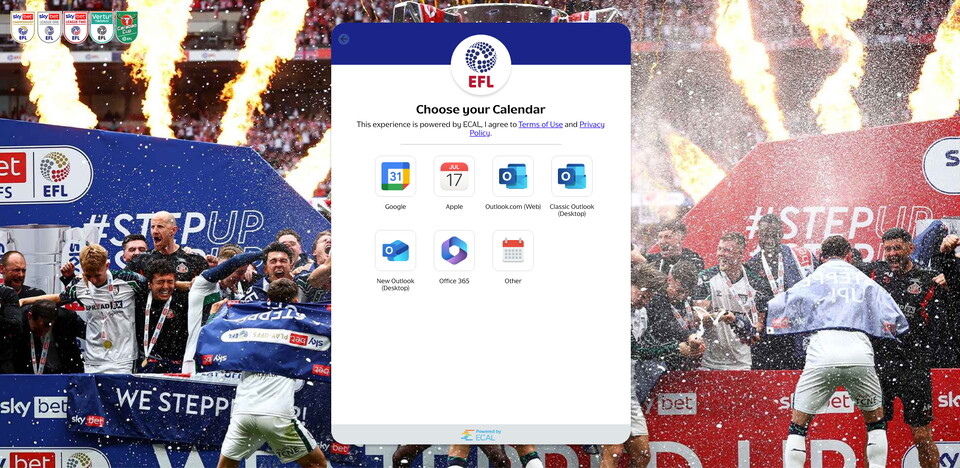 Calendar Walkthrough