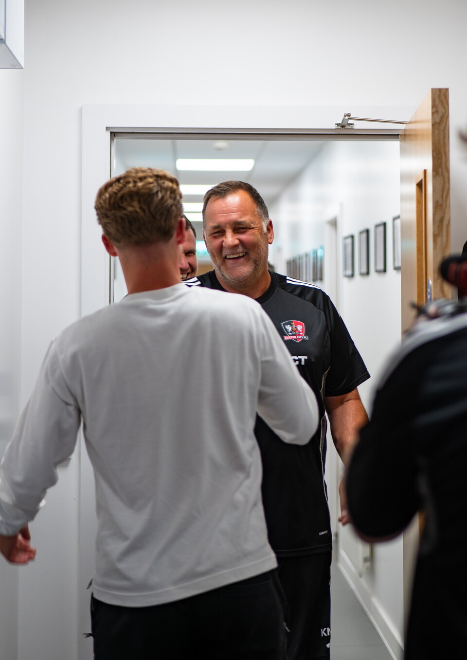 Joe Whitworth with Kev Miller