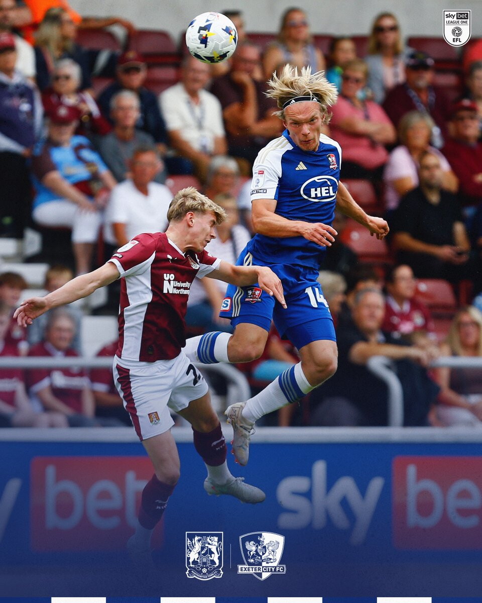 Ilmari Niskanen challenging for a header