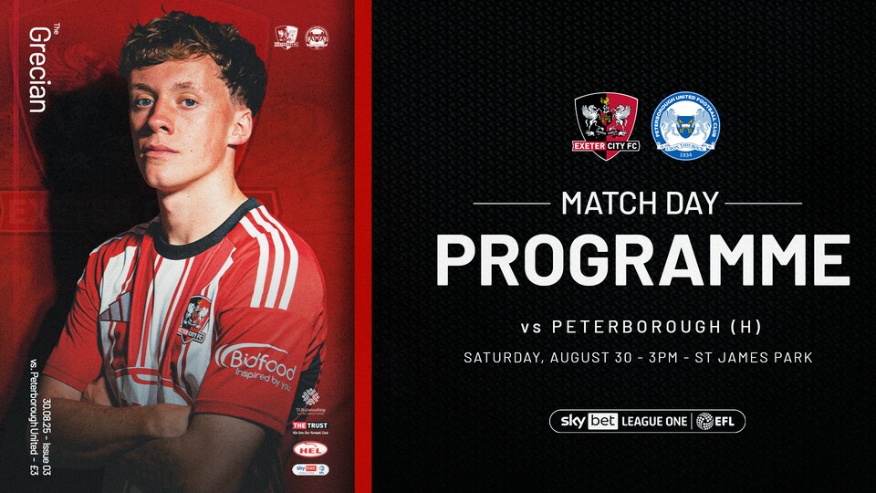 Peterborough United programme promo