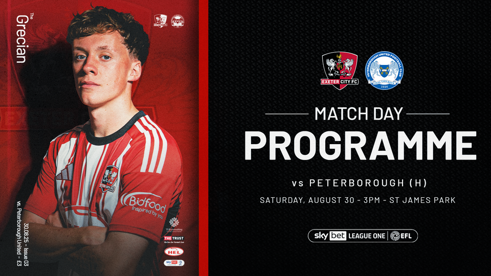 Peterborough United programme promo