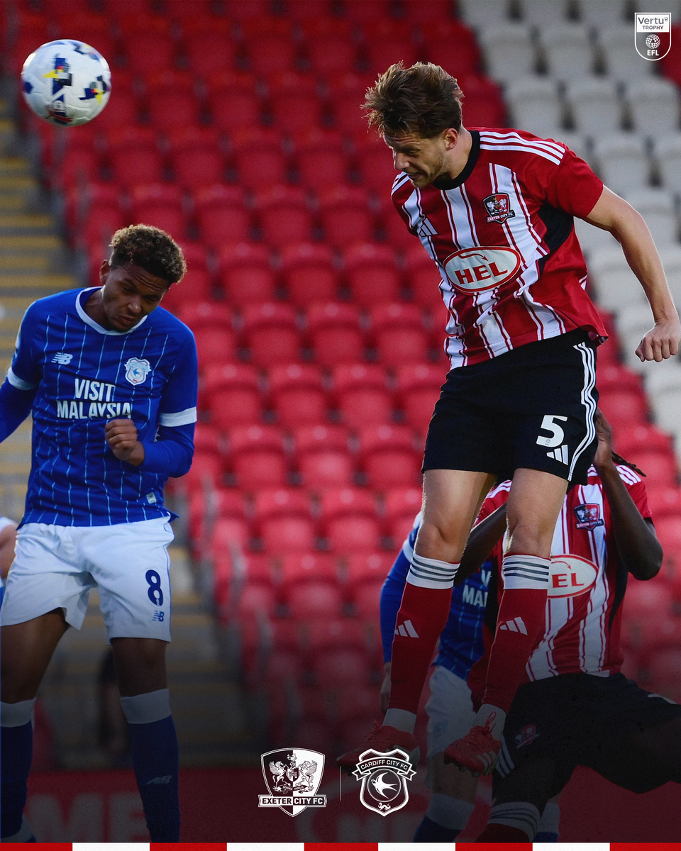 Jack Fitzwater heading the ball