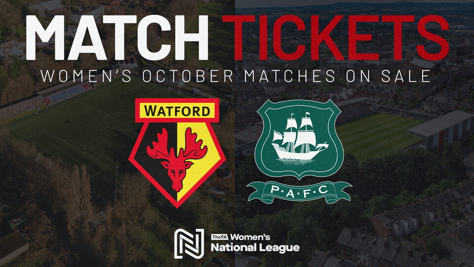 Match Ticket News for Exeter City Women October Matches