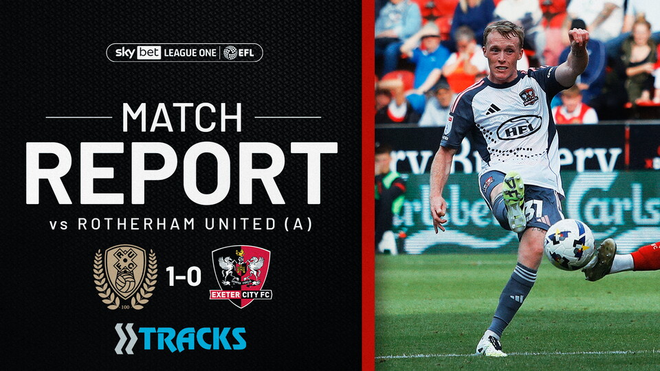Match report graphic for Rotherham United 1 Exeter City 0