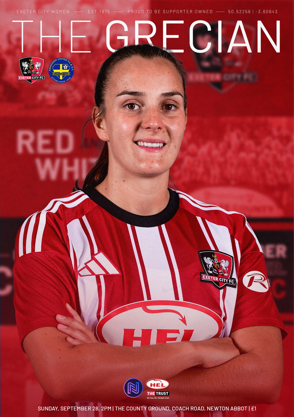 Exeter City Women v Abingdon United Programme Cover