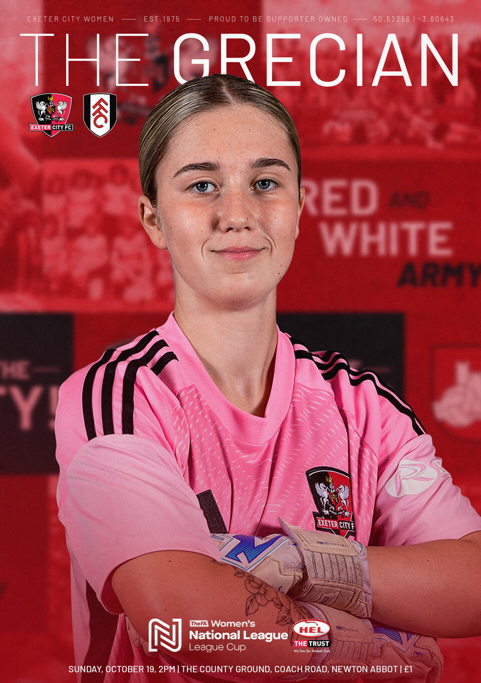 The Grecian: City Women vs Fulham (WNL Cup)