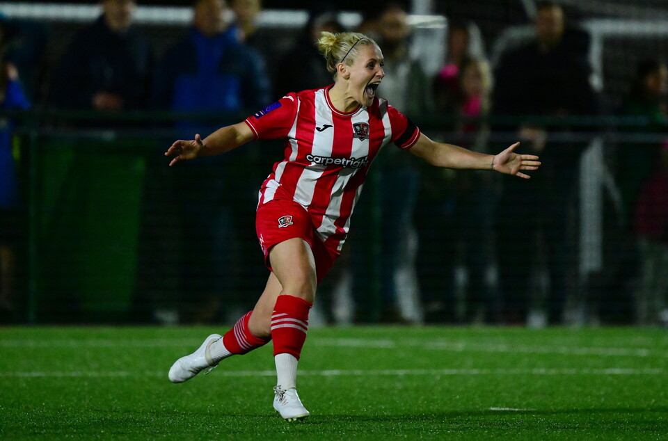 Mollie Taylor celebrates