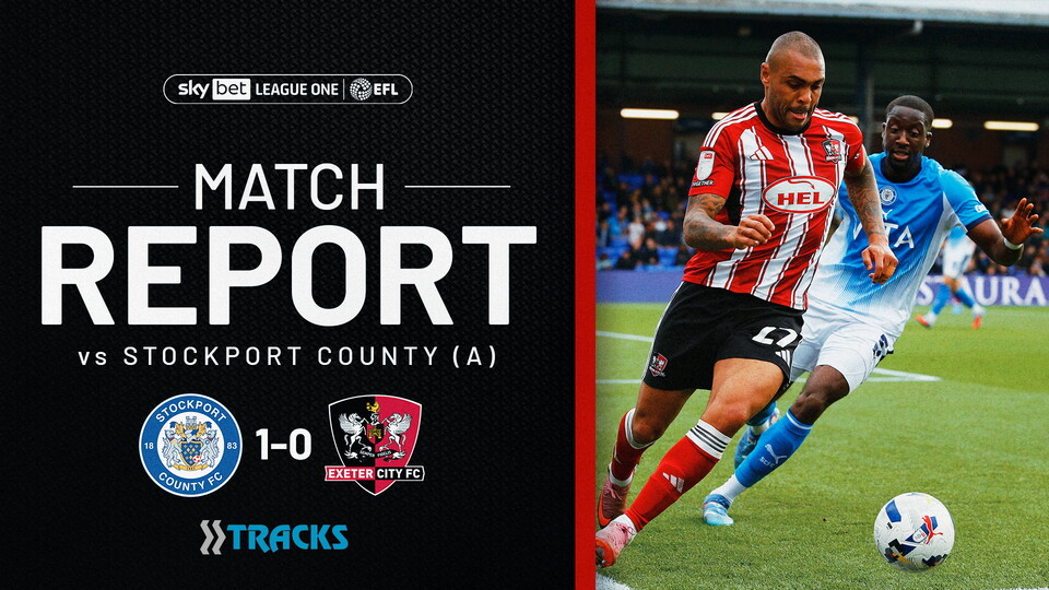 Stockport 1 Exeter City 0 match report