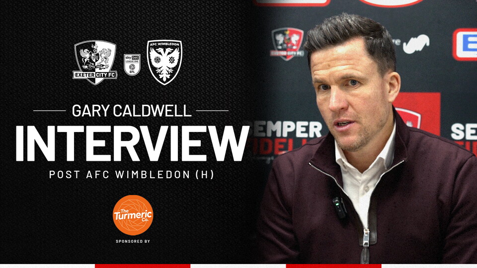 💬 "It was a huge game to win."  Gary Caldwell reacts to City's 1️⃣-0️⃣ win over @AFCWimbledon at SJP ⬇️  #ECFC #SemperFidelis 