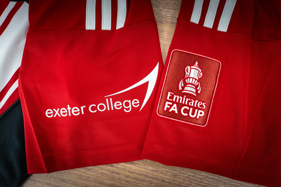 Exeter College on the sleeve 
