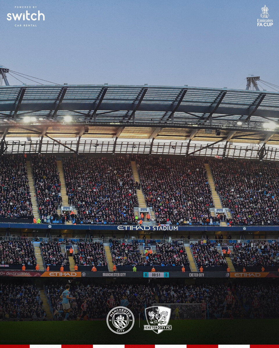 Fans at Man City