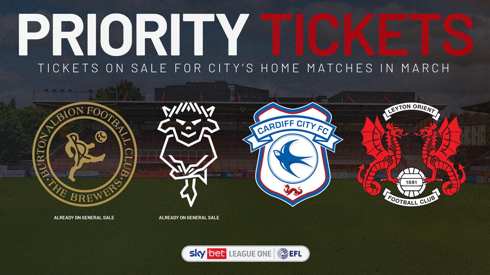 March Priority tickets