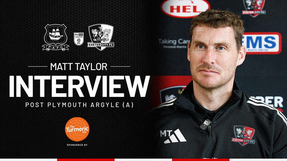 Matt Taylor pre Plymouth Argyle