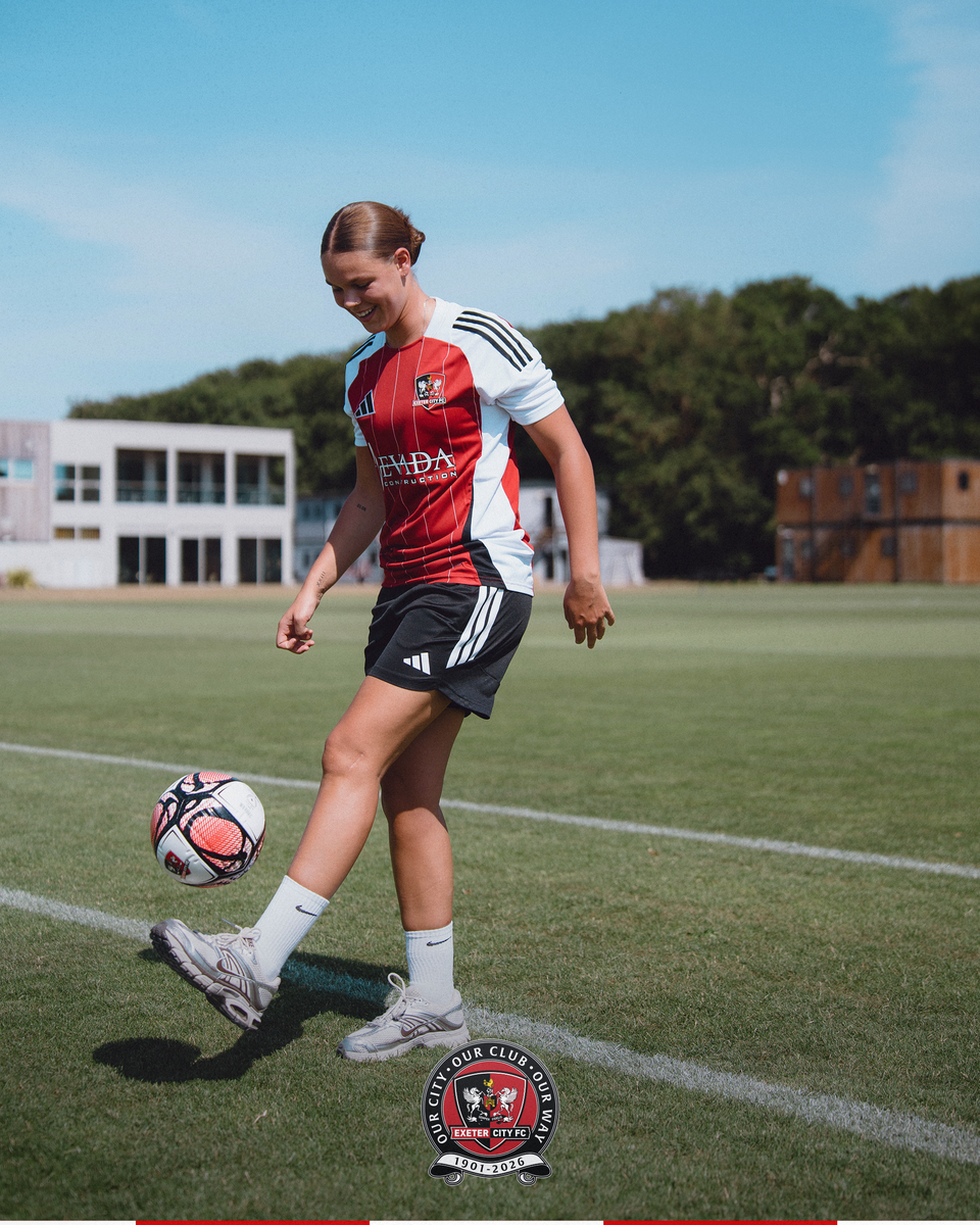 Image of Emily Pitman at Exeter City's training ground