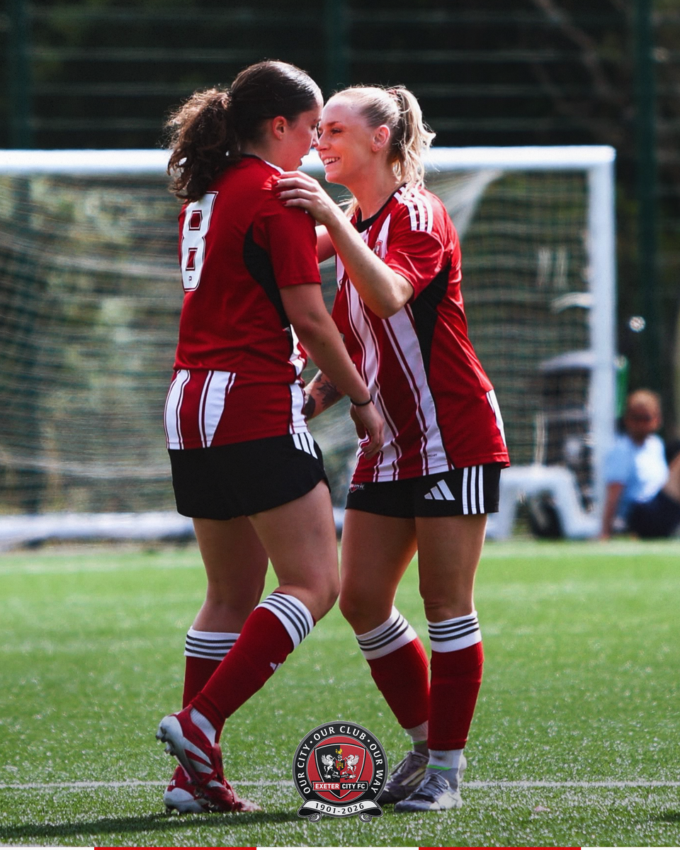 Bethan McGowan being congratulated for her goal