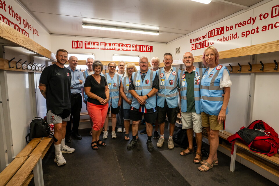 Ambassadors at the Cliff Hill Training Ground