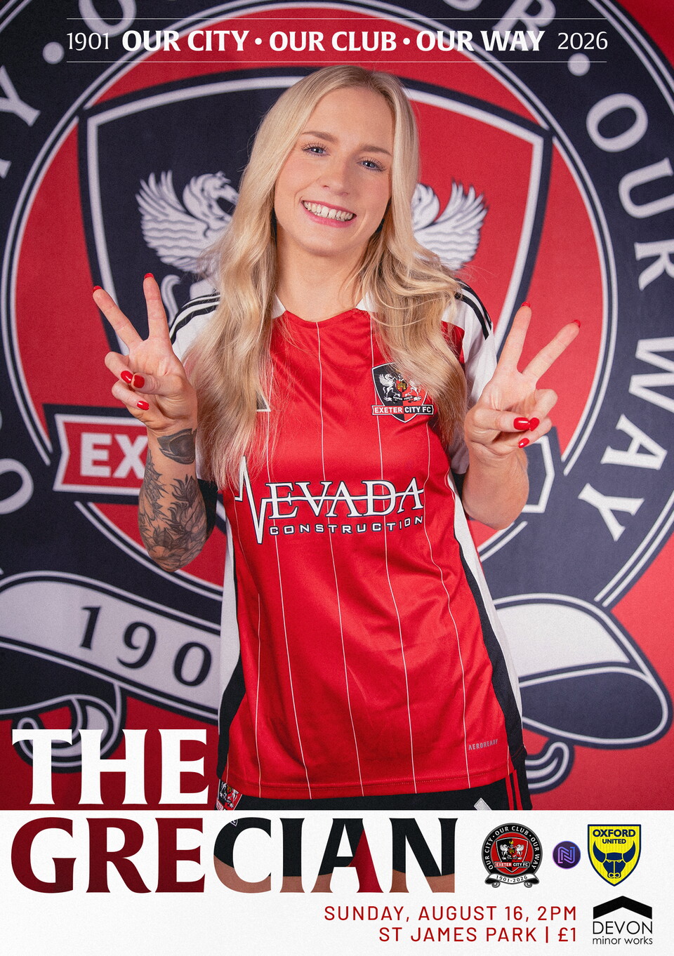 City Women Programme Cover vs Oxford, it may not be the real one though!