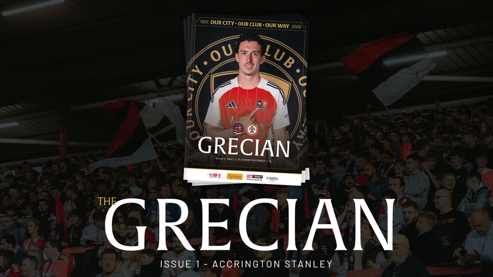 The Grecian issue 1 Accrington Stanley