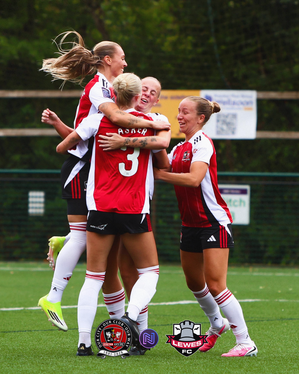 Celebrations for Ellie Sara's goal