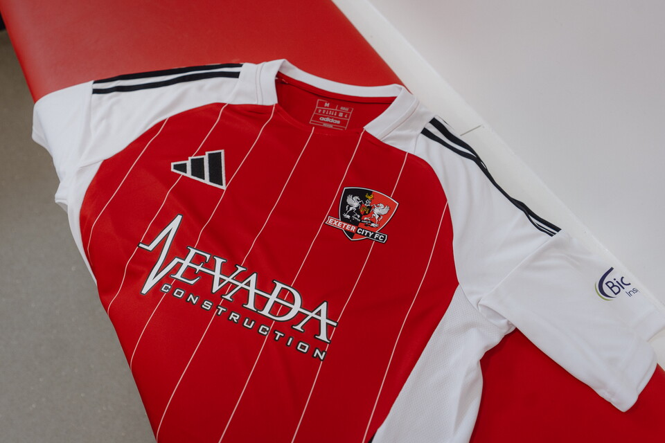 Exeter City home shirt 